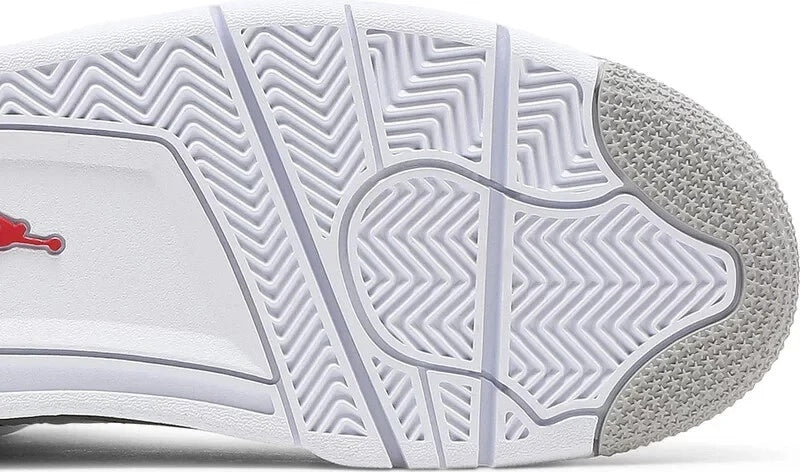 Jordan 4 CT8527-100 White Grey Red Shoes